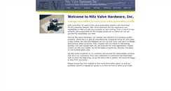 Desktop Screenshot of nitzvalve.com